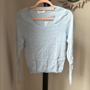 Old Navy Pale Blue Lightweight Crewneck Sweater NWT
